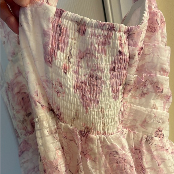 Arula Floral Pink and White Dress Size A - Picture 6 of 9